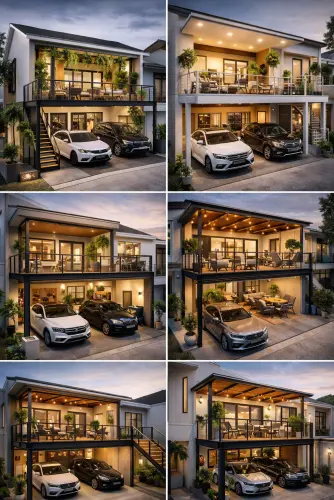 Mezannine Teras Rumah Keren di Bogor Utara
